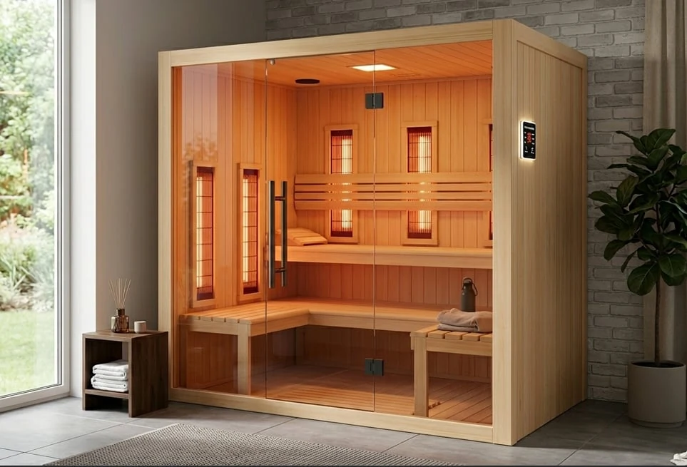 Sauna Infrared Wellness – sauna domowa Sautu Sauna Infrared Wellness – sauna domowa Sautu, Nowoczesna sauna na podczerwień – łagodne ciepło i głęboka regeneracja ciała.